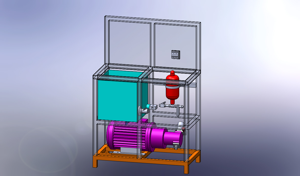 测试泵和气缸的液压装置